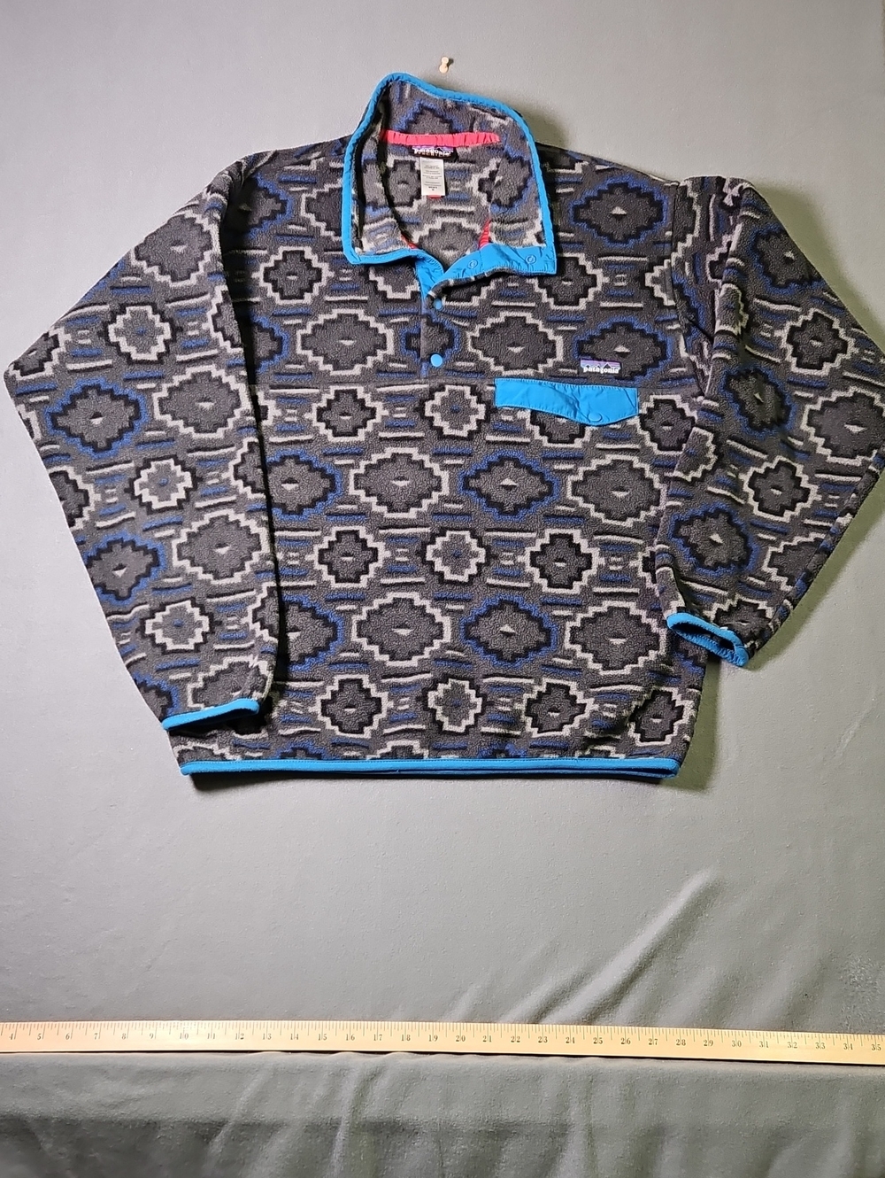 Retro 2012 Patagonia Synchilla Snap-T in "Yanaba Forge Grey"